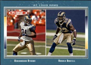 2006 Topps Total - Blue #359 Ronald Bartell / Oshiomogho Atogwe Front
