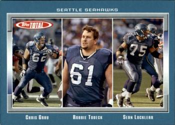 2006 Topps Total - Blue #374 Chris Gray / Robbie Tobeck / Sean Locklear Front