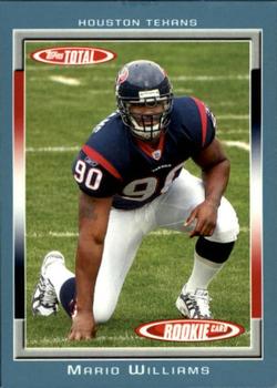 2006 Topps Total - Blue #481 Mario Williams Front