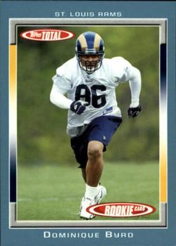 2006 Topps Total - Blue #513 Dominique Byrd Front