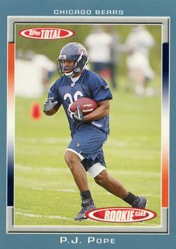 2006 Topps Total - Blue #549 P.J. Pope Front
