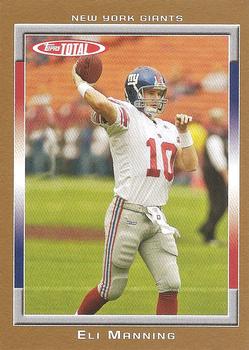 2006 Topps Total - Gold #143 Eli Manning Front