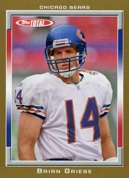 2006 Topps Total - Gold #418 Brian Griese Front