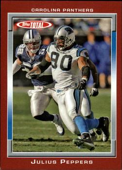 2006 Topps Total - Red #24 Julius Peppers Front