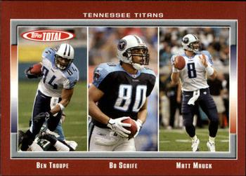 2006 Topps Total - Red #32 Ben Troupe / Bo Scaife / Matt Mauck Front
