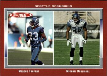 2006 Topps Total - Red #34 Marcus Trufant / Michael Boulware Front