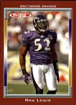 2006 Topps Total - Red #36 Ray Lewis Front