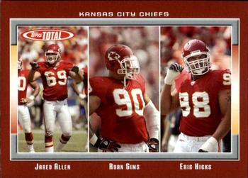 2006 Topps Total - Red #40 Jared Allen / Eric Hicks / Ryan Sims Front