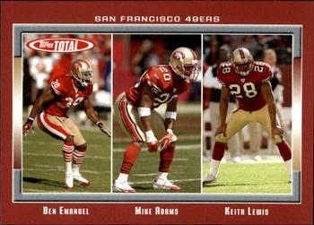 2006 Topps Total - Red #43 Keith Lewis / Mike Adams / Ben Emanuel Front