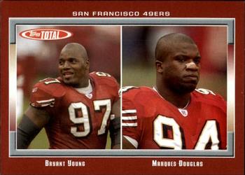 2006 Topps Total - Red #83 Marques Douglas / Bryant Young Front