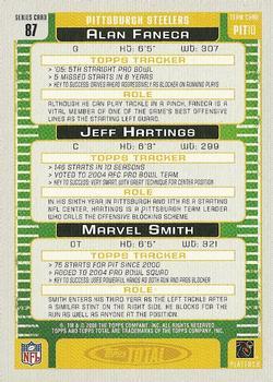2006 Topps Total - Red #87 Marvel Smith / Jeff Hartings / Alan Faneca Back