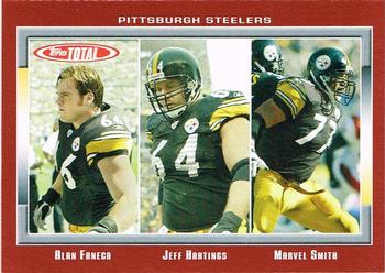 2006 Topps Total - Red #87 Marvel Smith / Jeff Hartings / Alan Faneca Front