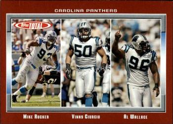 2006 Topps Total - Red #103 Mike Rucker / Vinny Ciurciu / Al Wallace Front