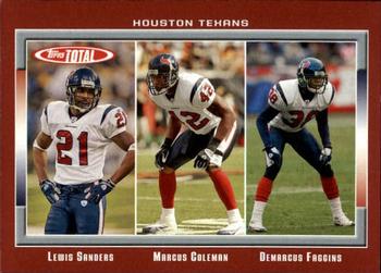 2006 Topps Total - Red #184 Demarcus Faggins / Lewis Sanders / Marcus Coleman Front