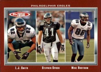 2006 Topps Total - Red #218 L.J. Smith / Mike Bartrum / Stephen Spach Front