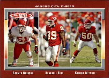 2006 Topps Total - Red #230 Boomer Grigsby / Kendrell Bell / Kawika Mitchell Front