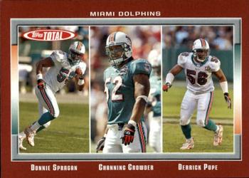 2006 Topps Total - Red #244 Derrick Pope / Donnie Spragan / Channing Crowder Front