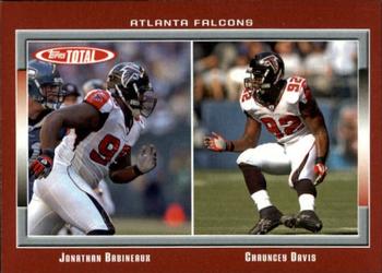 2006 Topps Total - Red #250 Jonathan Babineaux / Chauncey Davis Front