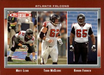 2006 Topps Total - Red #271 Todd McClure / Kynan Forney / Matt Lehr Front