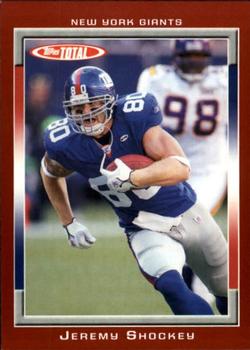 2006 Topps Total - Red #273 Jeremy Shockey Front