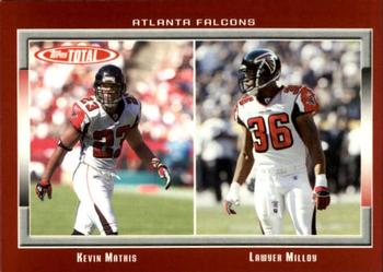 2006 Topps Total - Red #330 Kevin Mathis / Lawyer Milloy Front