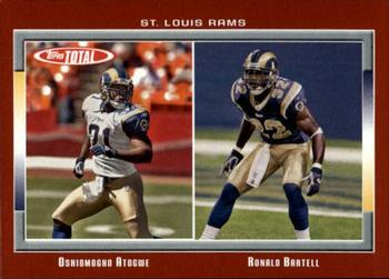 2006 Topps Total - Red #359 Ronald Bartell / Oshiomogho Atogwe Front