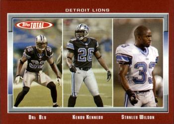 2006 Topps Total - Red #371 Dre' Bly / Stanley Wilson / Kenoy Kennedy Front