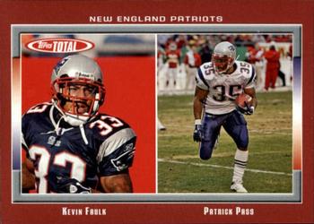 2006 Topps Total - Red #399 Patrick Pass / Kevin Faulk Front