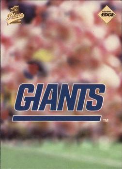 1998 Collector's Edge First Place #CK3 New York Giants Logo Front