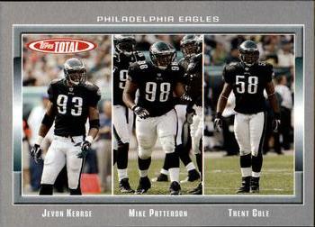 2006 Topps Total - Silver #56 Trent Cole / Jevon Kearse / Mike Patterson Front
