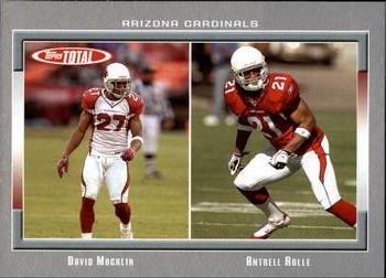 2006 Topps Total - Silver #59 David Macklin / Antrel Rolle Front