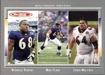 2006 Topps Total - Silver #275 Keydrick Vincent / Mike Flynn / Edwin Mulitalo Front