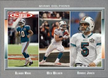 2006 Topps Total - Silver #294 Donnie Jones / Olindo Mare / Wes Welker Front