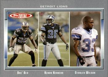 2006 Topps Total - Silver #371 Dre' Bly / Stanley Wilson / Kenoy Kennedy Front