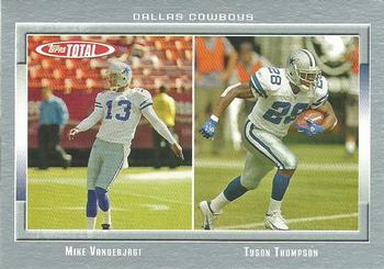 2006 Topps Total - Silver #385 Tyson Thompson / Mike Vanderjagt Front