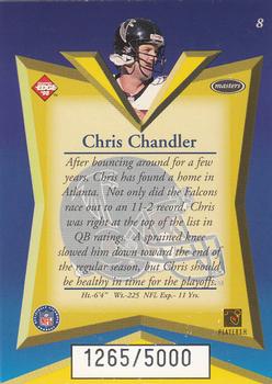 1998 Collector's Edge Masters #8 Chris Chandler Back
