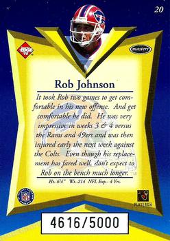 1998 Collector's Edge Masters #20 Rob Johnson Back