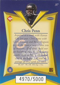 1998 Collector's Edge Masters #37 Chris Penn Back
