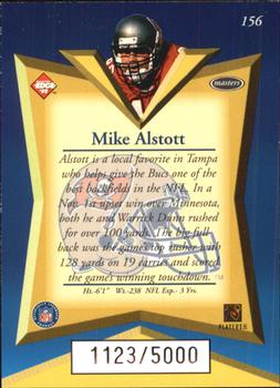 1998 Collector's Edge Masters #156 Mike Alstott Back