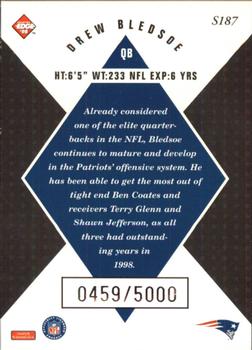 1998 Collector's Edge Masters #S187 Drew Bledsoe Back