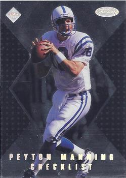 1998 Collector's Edge Masters #CK1 Peyton Manning Front