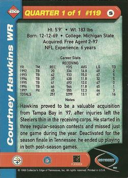 1998 Collector's Edge Odyssey #119 Courtney Hawkins Back