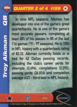 1998 Collector's Edge Odyssey #159 Troy Aikman Back