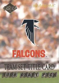 1998 Collector's Edge Supreme Season Review #8 Atlanta Falcons Front