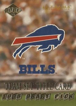 1998 Collector's Edge Supreme Season Review #21 Buffalo Bills Front