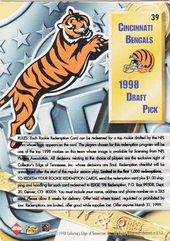 1998 Collector's Edge Supreme Season Review #39 Cincinnati Bengals  Back