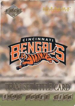 1998 Collector's Edge Supreme Season Review #39 Cincinnati Bengals  Front