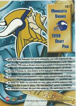 1998 Collector's Edge Supreme Season Review #101 Minnesota Vikings Back
