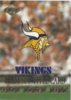 1998 Collector's Edge Supreme Season Review #101 Minnesota Vikings Front