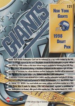 1998 Collector's Edge Supreme Season Review #121 New York Giants Back